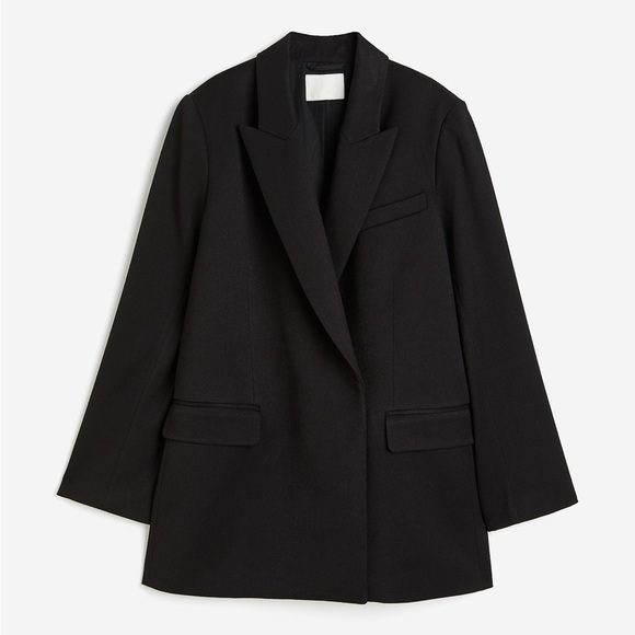 H&M | oversized double breasted blazer | size medium - Picture 1 of 9
